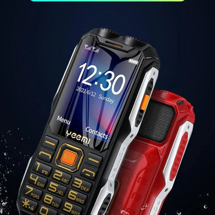 YEEMI Q8 GSM 2G teléfono resistente batería grande linterna Dual 2,4 pulgadas pantalla HD Dual SIM teléfono móvil botón grande teléfono móvil