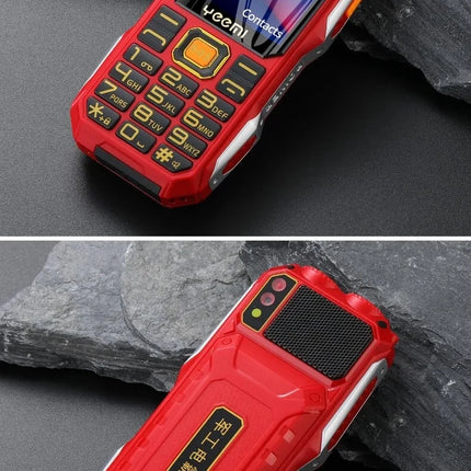 YEEMI Q8 GSM 2G teléfono resistente batería grande linterna Dual 2,4 pulgadas pantalla HD Dual SIM teléfono móvil botón grande teléfono móvil