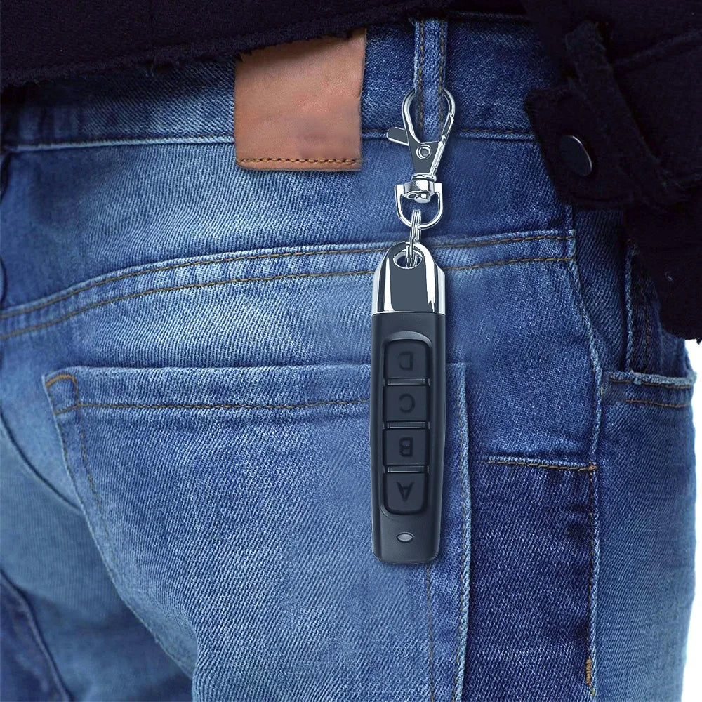 KEBIDU 433 Mhz ABCD clonación Control remoto eléctrico controlador de copia automática transmisor inalámbrico interruptor 4CH llave de coche Fob 433MHZ