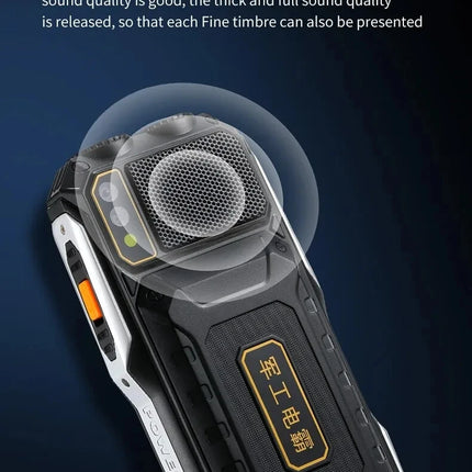 YEEMI Q8 GSM 2G teléfono resistente batería grande linterna Dual 2,4 pulgadas pantalla HD Dual SIM teléfono móvil botón grande teléfono móvil