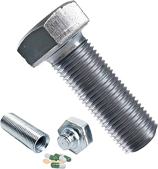 Boulon métallique avec compartiment de rangement discret مسمار معدني عملي مع حجرة تخزين مخفية - HANUTI VIP