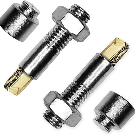 Boulon métallique avec compartiment de rangement discret مسمار معدني عملي مع حجرة تخزين مخفية - HANUTI VIP