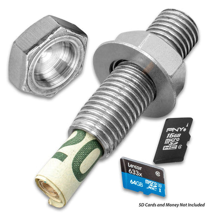 Boulon métallique avec compartiment de rangement discret مسمار معدني عملي مع حجرة تخزين مخفية - HANUTI VIP