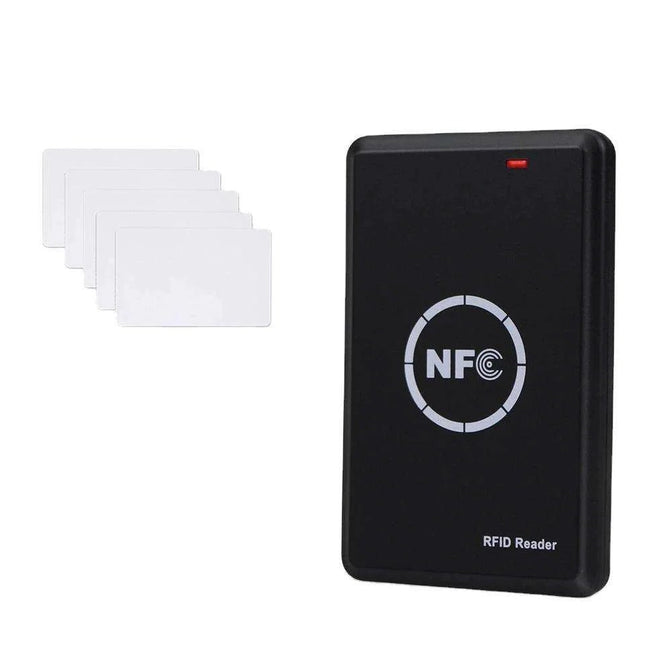 Lecteur et programmateur de cartes NFC et RFID USB + 5 cartes RFID incluses - HANUTI VIP
