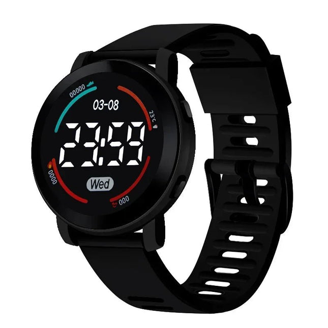 LED Digital Student Watch Luminous Waterproof Sport Children Watch Silicone Strap Electronic Wrist Watch For Unisex reloj mujer - HANUTI VIP