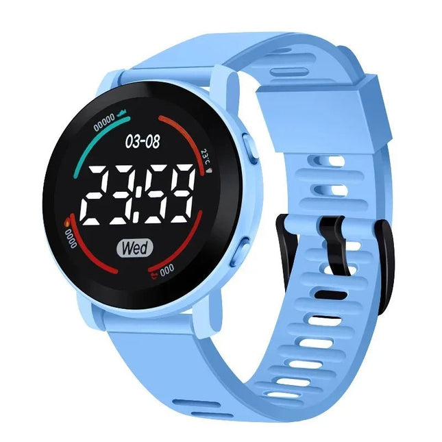 LED Digital Student Watch Luminous Waterproof Sport Children Watch Silicone Strap Electronic Wrist Watch For Unisex reloj mujer - HANUTI VIP